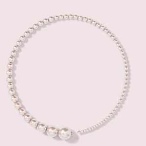 Kate Spade modern pearls choker necklace